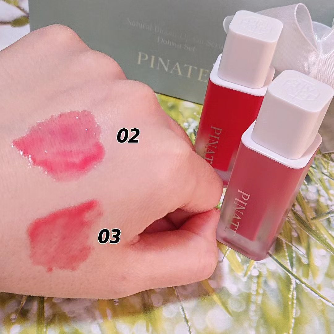 ナチュラルブルームリップオイルセラム 3色セット/PINATE/リップグロスを使ったクチコミ(3枚目)