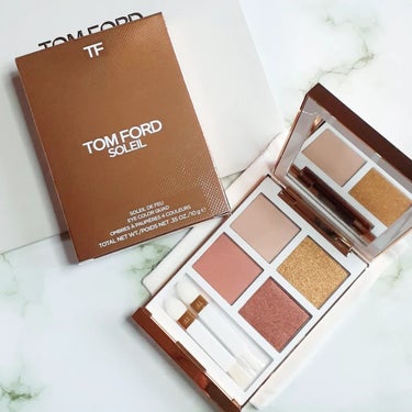 ソレイユ ドゥ フ アイ カラー クォード 01S アイランド ヘイズ/TOM FORD BEAUTY/アイシャドウパレットを使ったクチコミ（1枚目）