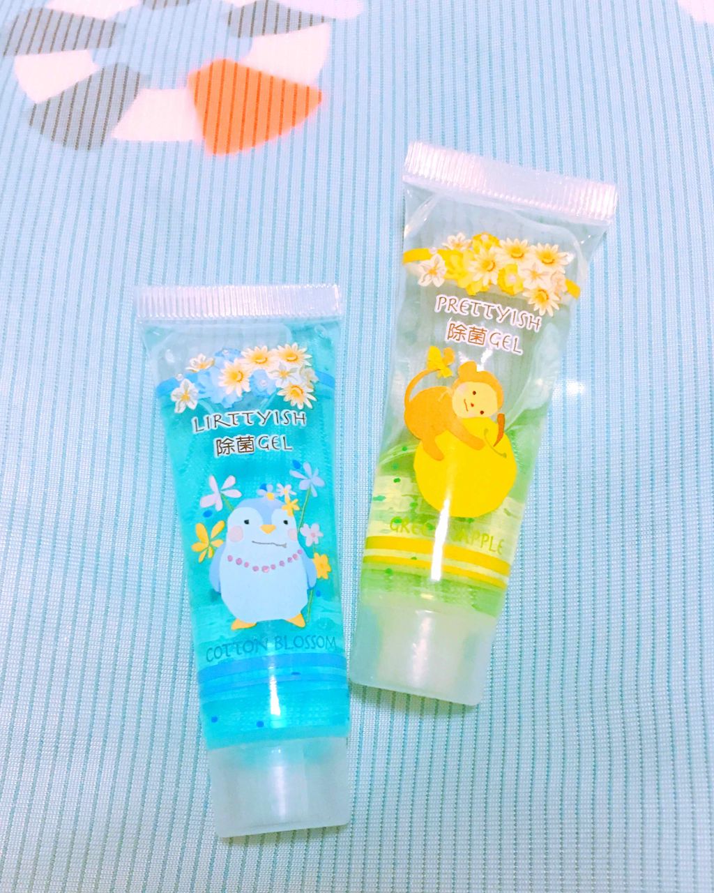 除菌ジェル グリーンアップル/プリティッシュ/ハンドクリームを使ったクチコミ(1枚目)