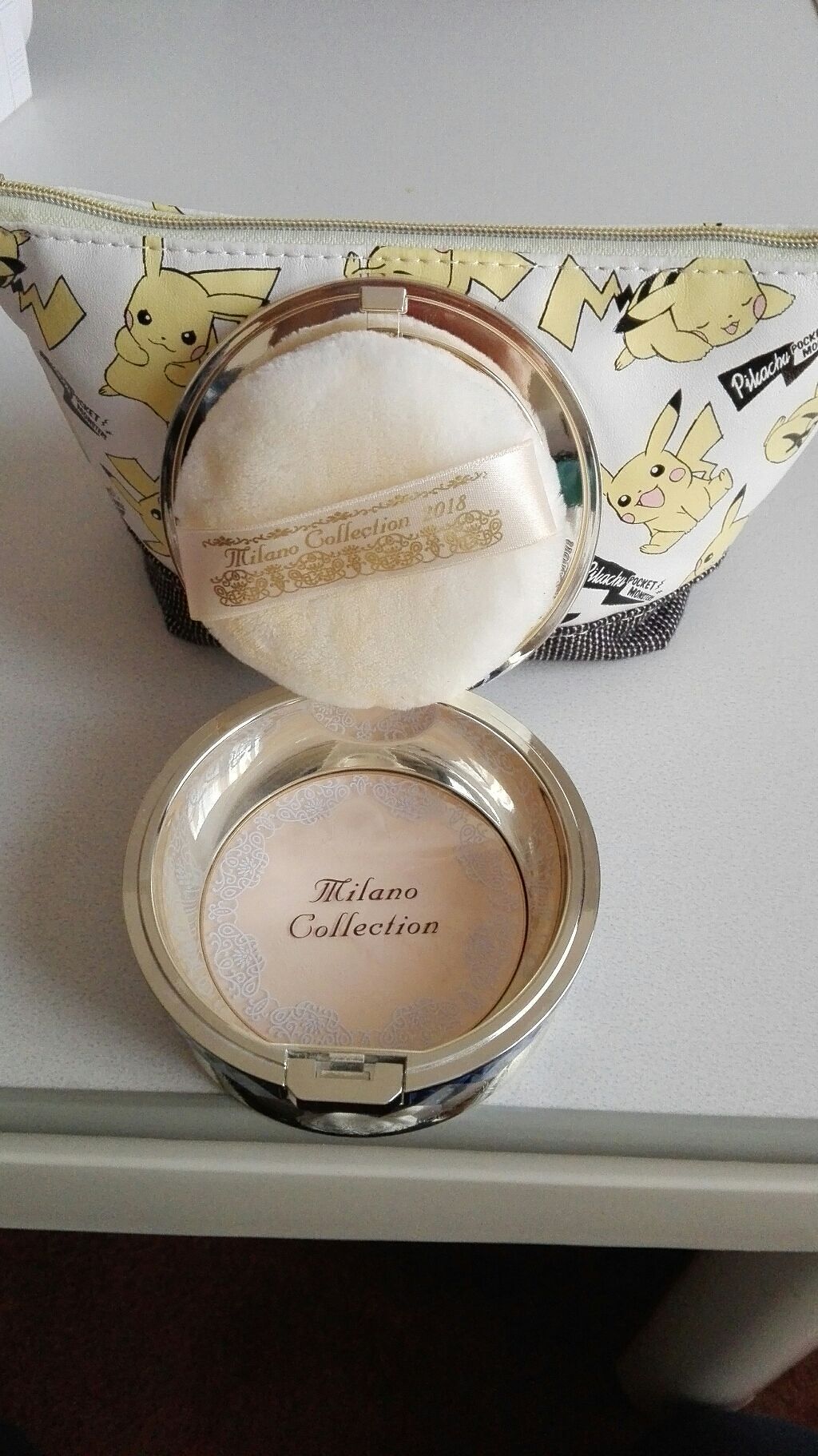 フェースアップパウダー<ミラノコレクション2018>/ミラノコレクション/プレストパウダーを使ったクチコミ(2枚目)