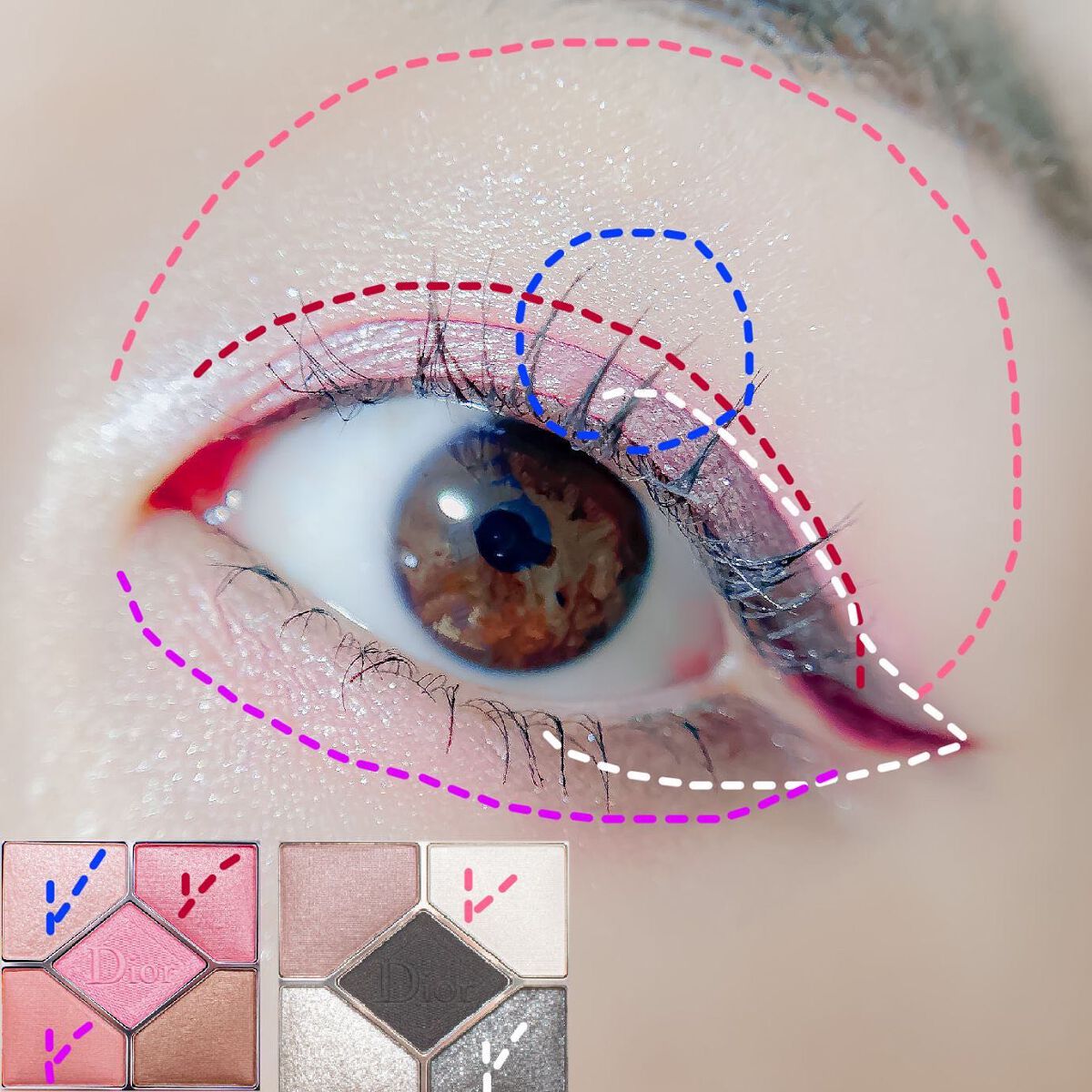 【旧】サンク クルール クチュール/Dior/アイシャドウパレットを使ったクチコミ（2枚目）