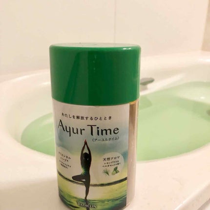 Ayur Time(アーユルタイム) レモングラス&ベルガモットの香り 720g/アーユルタイム/無機塩系入浴剤を使ったクチコミ(3枚目)
