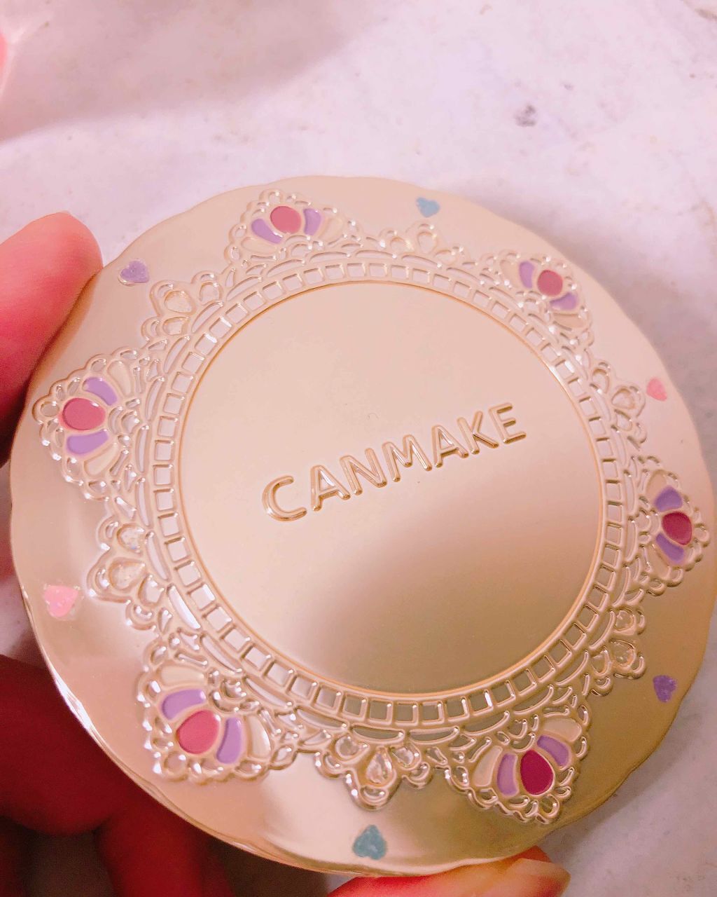 【旧品】マシュマロフィニッシュパウダー/キャンメイク/プレストパウダーを使ったクチコミ(1枚目)