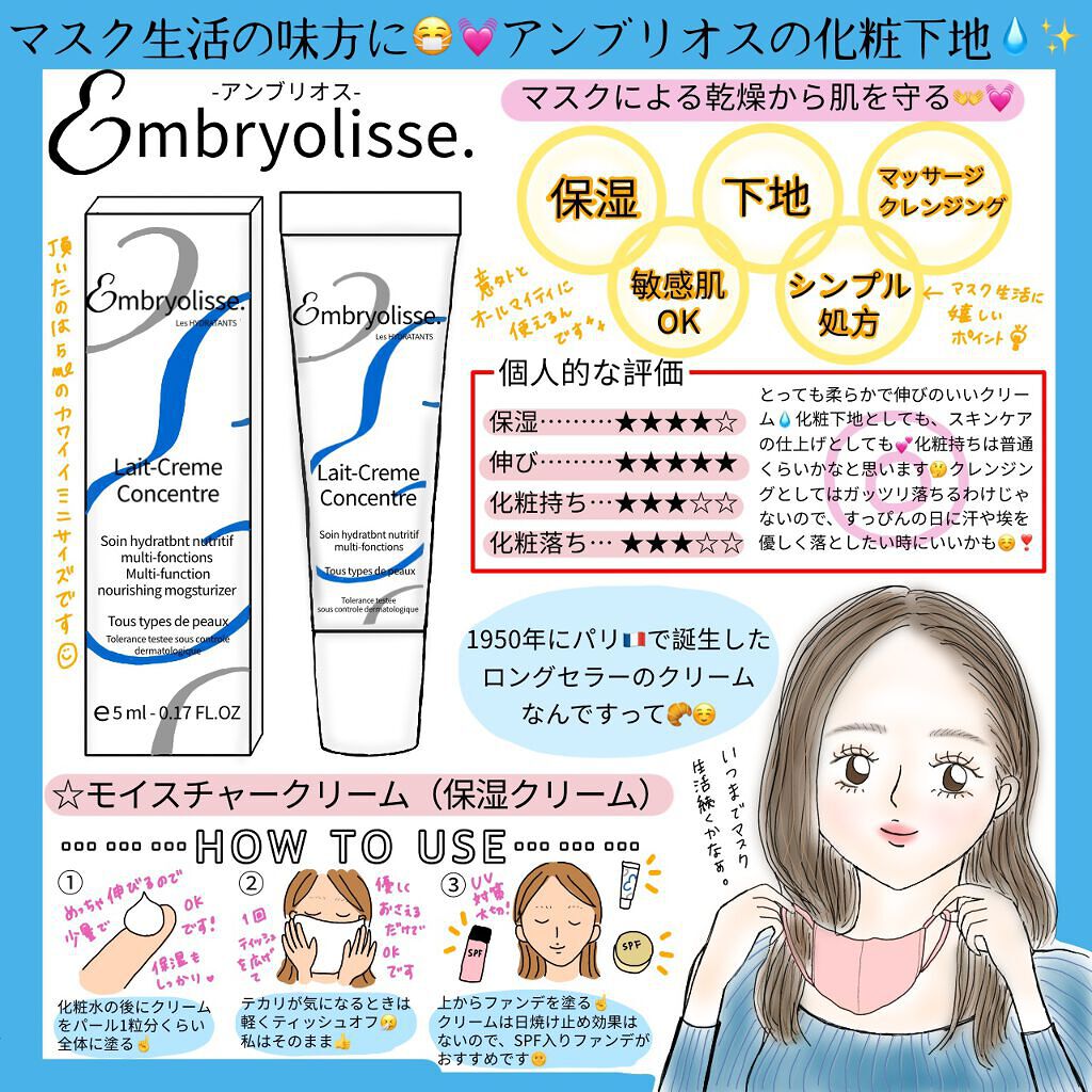 アンブリオリス モイスチャークリーム/アンブリオリス/フェイスクリームを使ったクチコミ（1枚目）