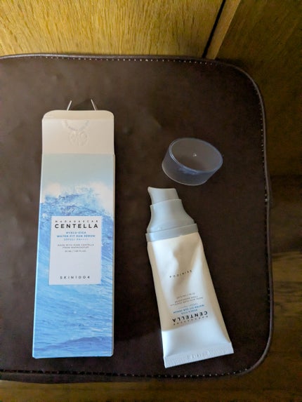 ヒアルーシカ ウォーターフィット サンセラム/SKIN1004/日焼け止めローションを使ったクチコミ(1枚目)