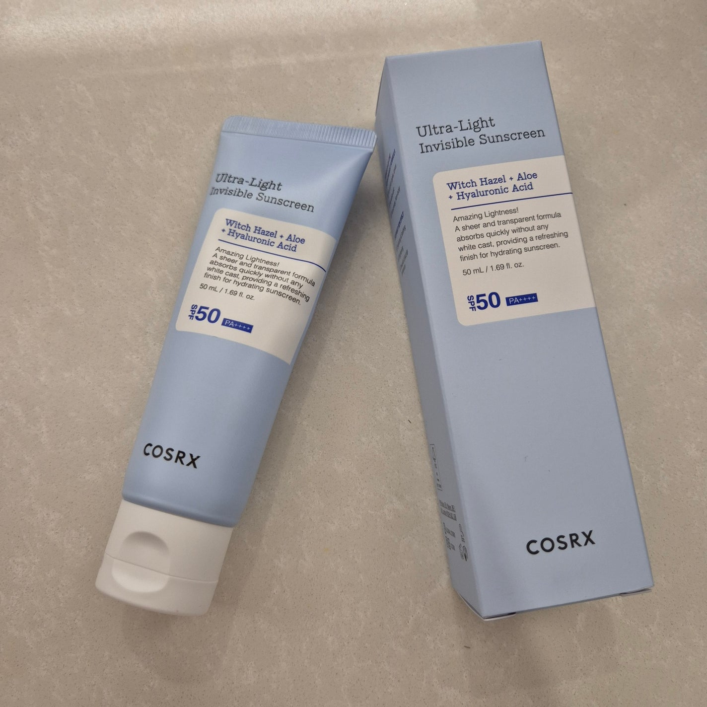 ウルトラライト透明UVクリーム/COSRX/日焼け止めクリームを使ったクチコミ(1枚目)