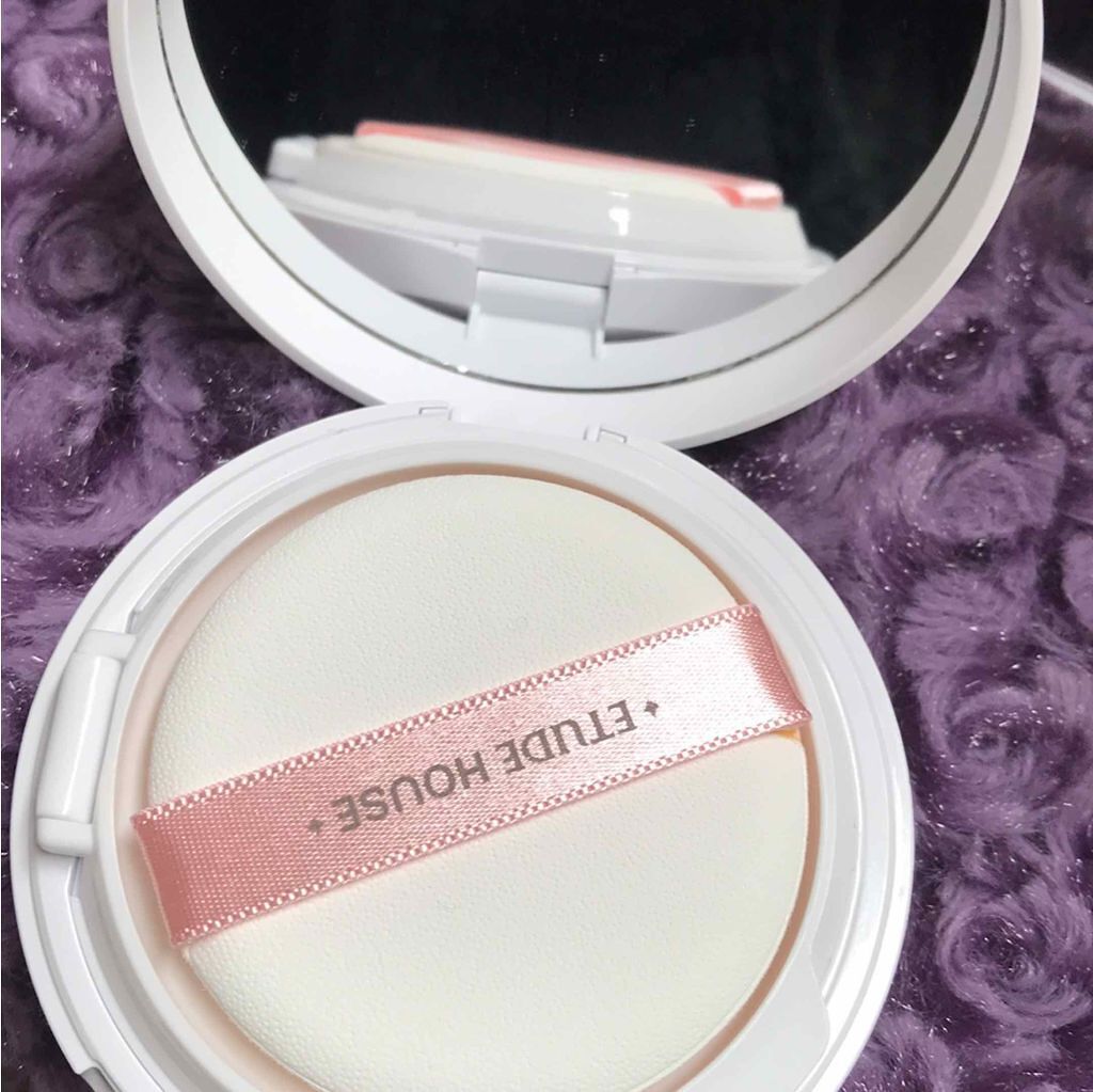 エニークッション オールデイパーフェクト/ETUDE/クッションファンデーションを使ったクチコミ(2枚目)