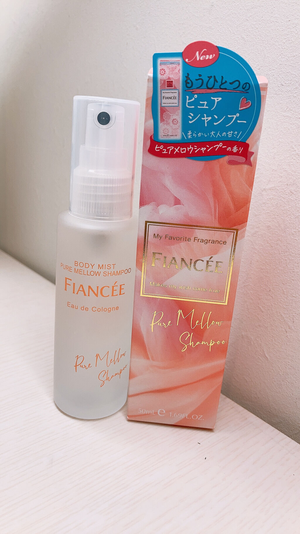 ボディミスト ピュアメロウシャンプー		/フィアンセ/香水(レディース)を使ったクチコミ（2枚目）