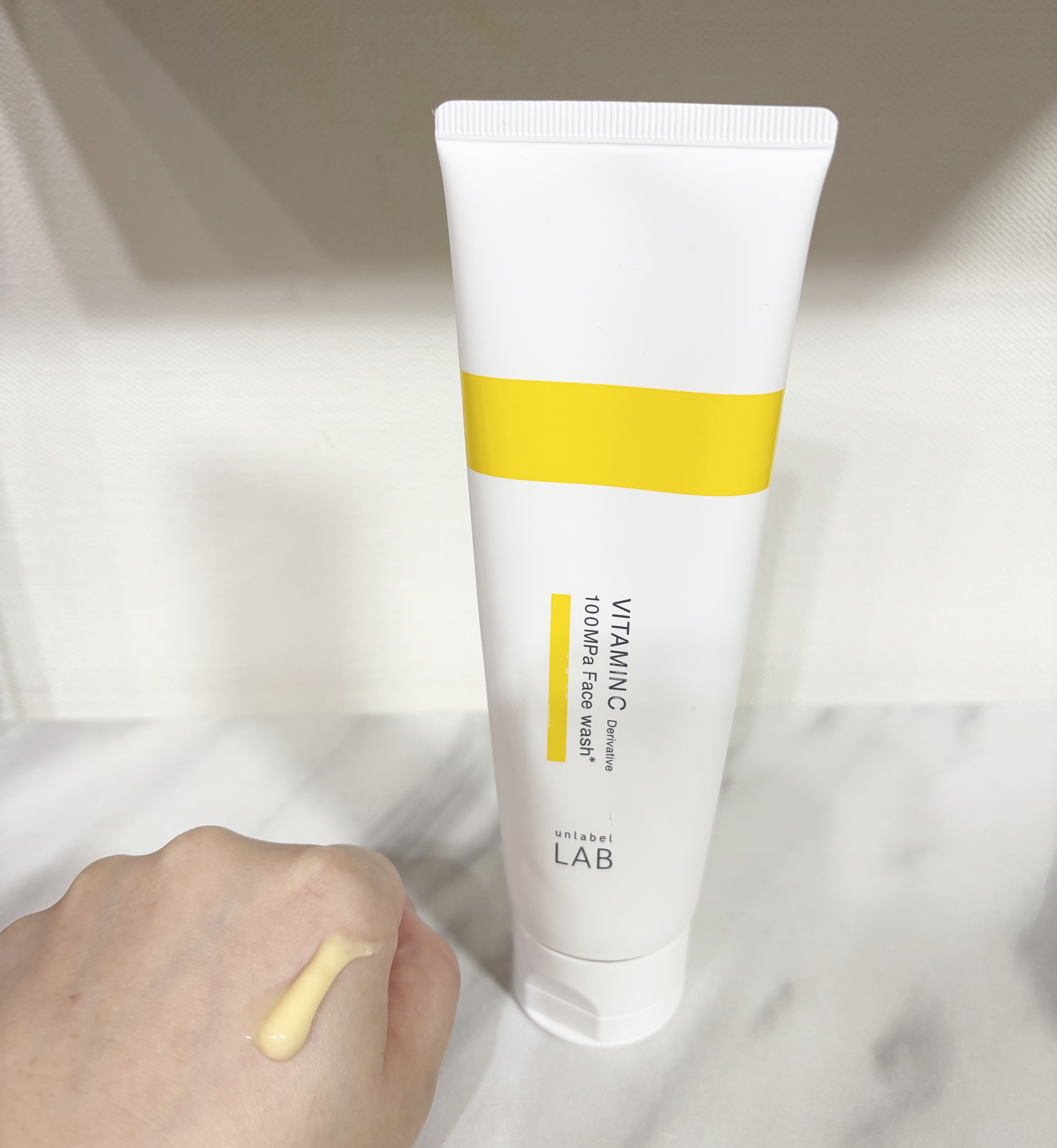 ラボ V フェイスウォッシュ/unlabel/洗顔フォームを使ったクチコミ（3枚目）