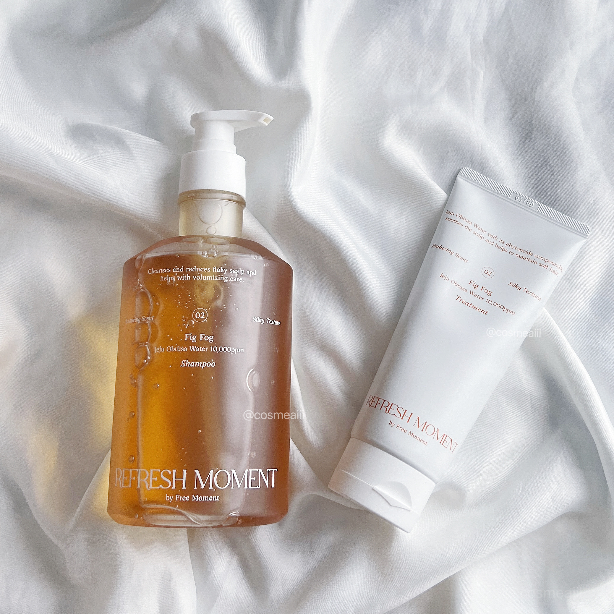 リフレッシュモーメントパフュームシャンプー/トリートメント Fig Fog/Free Moment /市販シャンプーを使ったクチコミ（2枚目）