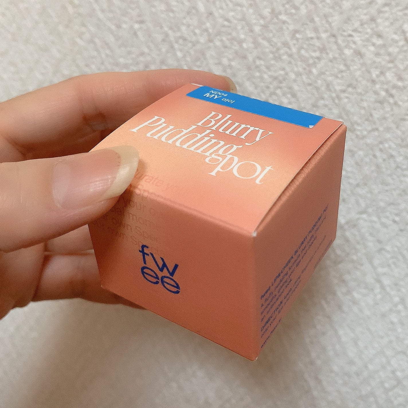 リップアンドチーク ブラーリープリンポット/fwee/口紅を使ったクチコミ(1枚目)