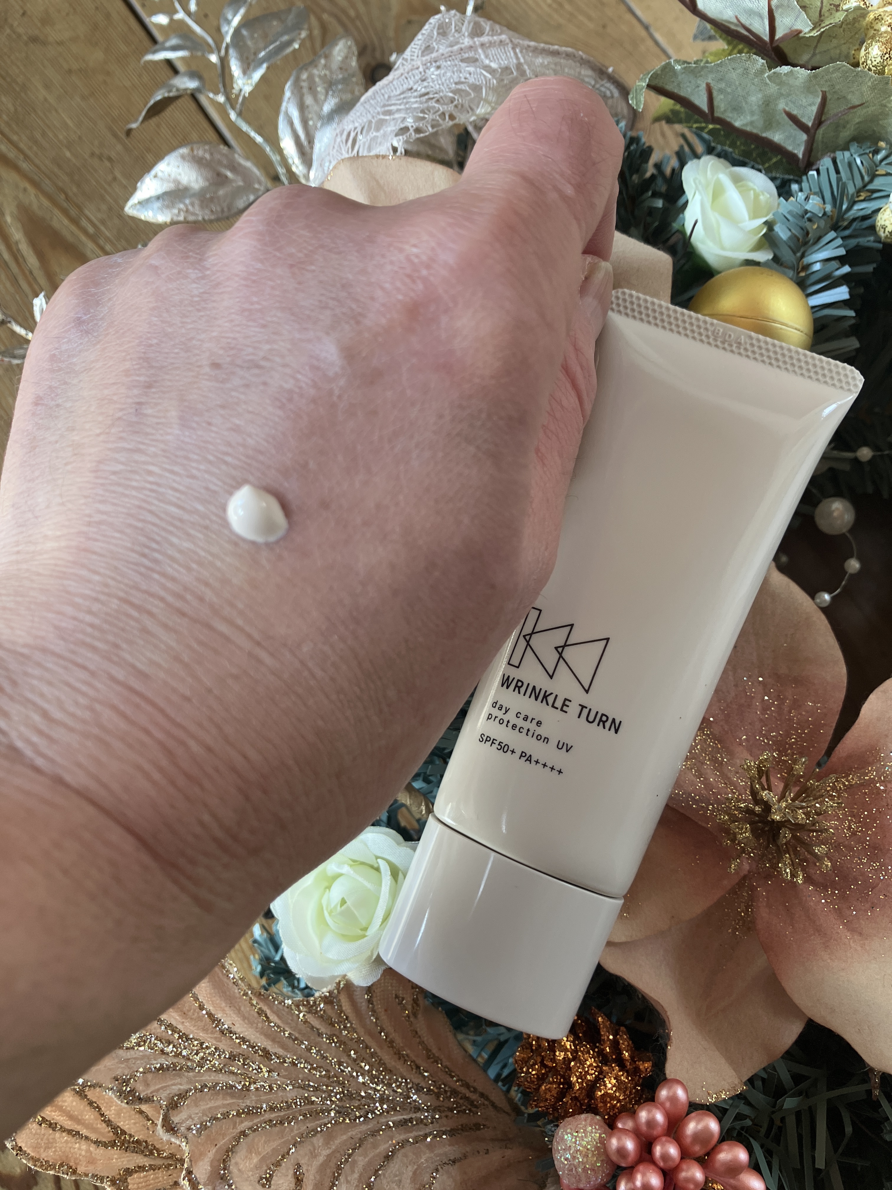 薬用デイケアプロテクションUV/サナ　リンクルターン/日焼け止めクリームを使ったクチコミ（3枚目）