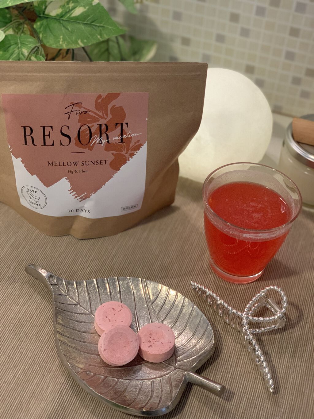 Furo RESORT MELLOW SUNSET（フューロリゾート　メローサンセット） 10回分/Furo/炭酸系入浴剤を使ったクチコミ（2枚目）