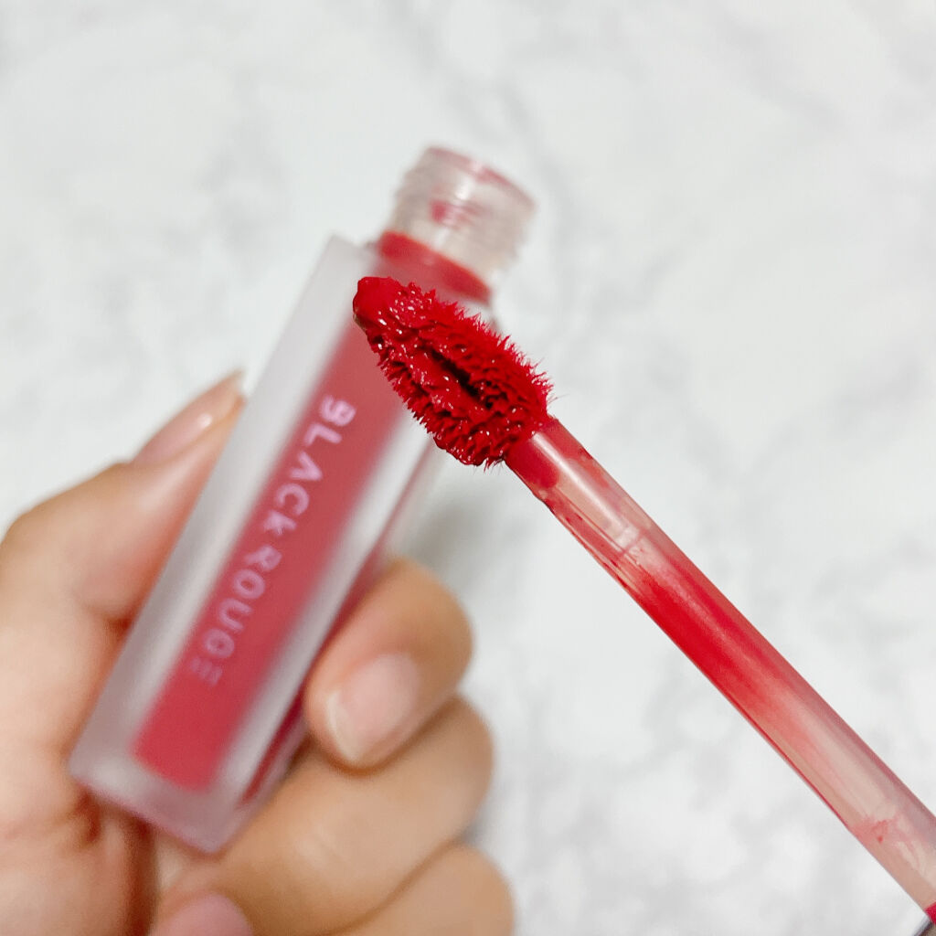 エアフィットベルベットティント2 A10アップル/BLACK ROUGE/リップティントを使ったクチコミ（3枚目）