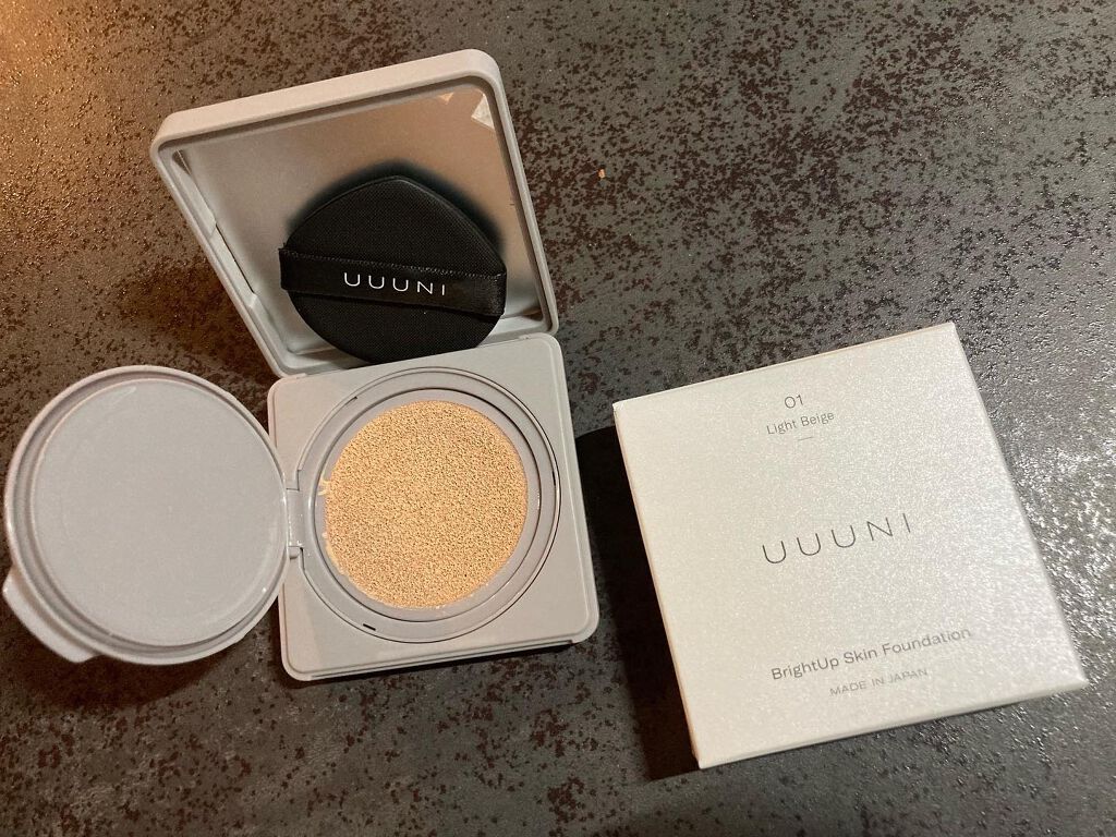 ブライトアップスキンファンデーション/UUUNI/クッションファンデーションを使ったクチコミ(1枚目)