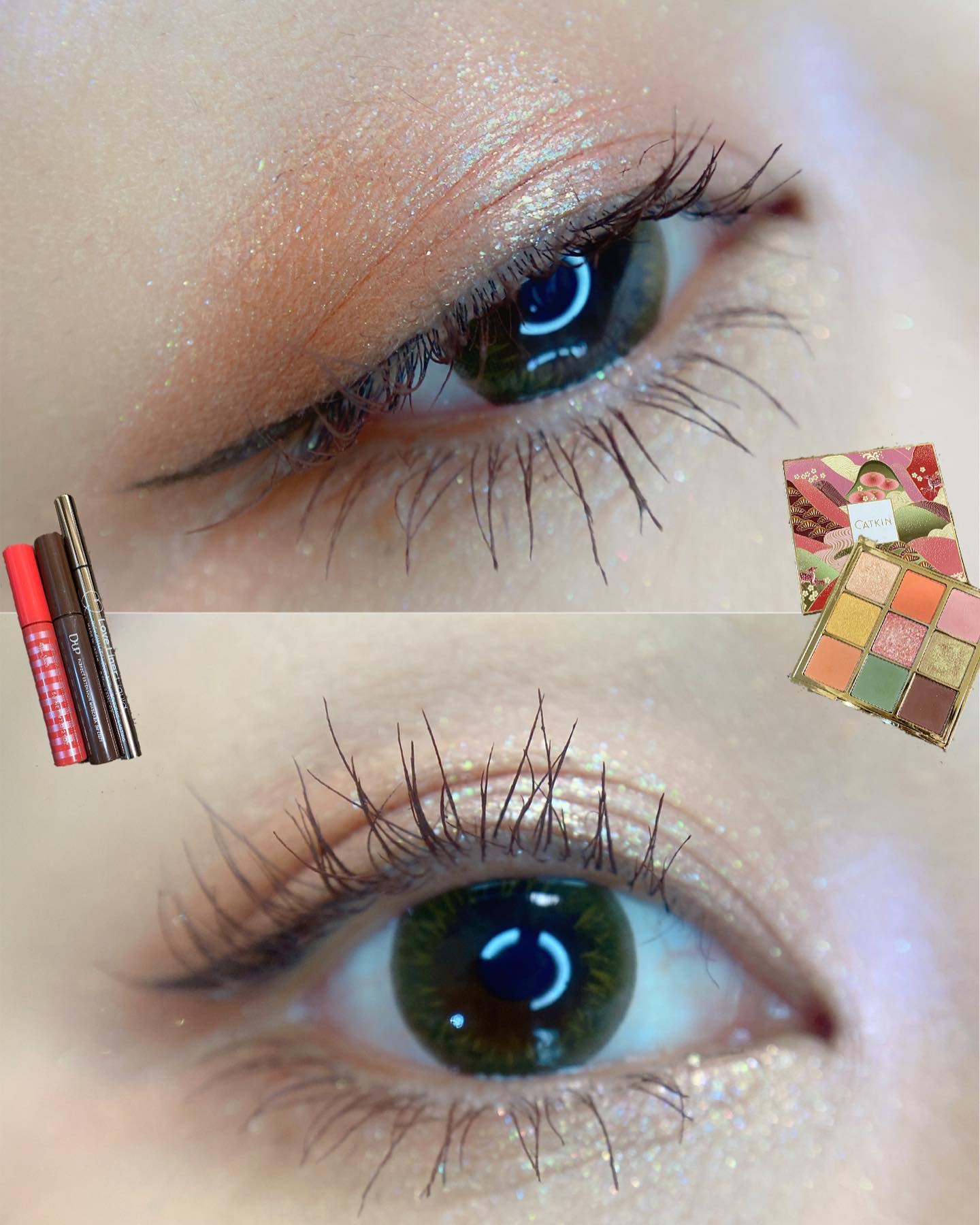 長相思シリーズ 9色アイシャドウパレット/CATKIN/アイシャドウパレットを使ったクチコミ（1枚目）