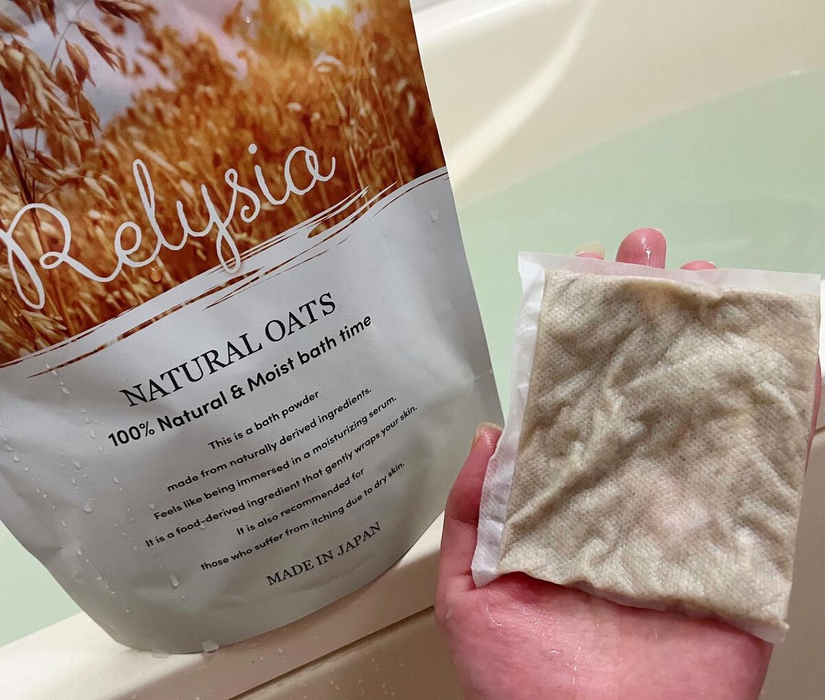 ナチュラルオーツ 浴用化粧品/Relysia/無機塩系入浴剤を使ったクチコミ（2枚目）