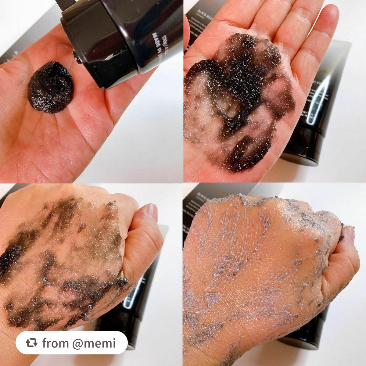 BLACK JELLY WASH(ブラックジェリーウォッシュ)/PLUEST/その他洗顔料を使ったクチコミ(4枚目)