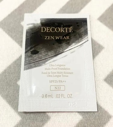 ゼン ウェア フルイド/DECORTÉ/リキッドファンデーションを使ったクチコミ（1枚目）