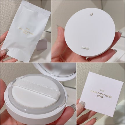 コンプリメントシリーズクッション 紫色(ボラ)/Ameli/クッションファンデーションを使ったクチコミ(3枚目)