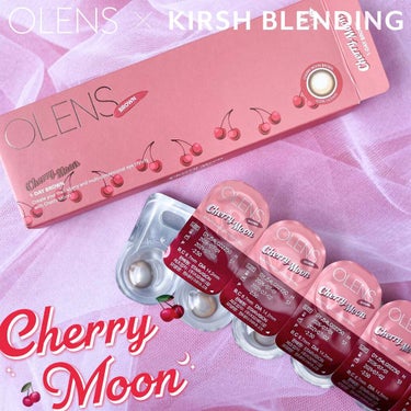 Cherry moon 1Month/OLENS/カラーコンタクトレンズを使ったクチコミ（5枚目）