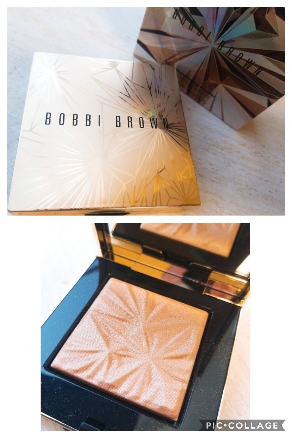 リュクス イルミネイティング パウダー/BOBBI BROWN/パウダーハイライトを使ったクチコミ（2枚目）