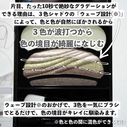 ブラシひと塗りシャドウN 17 ピスタチオ系/オーブ/アイシャドウパレットを使ったクチコミ(3枚目)