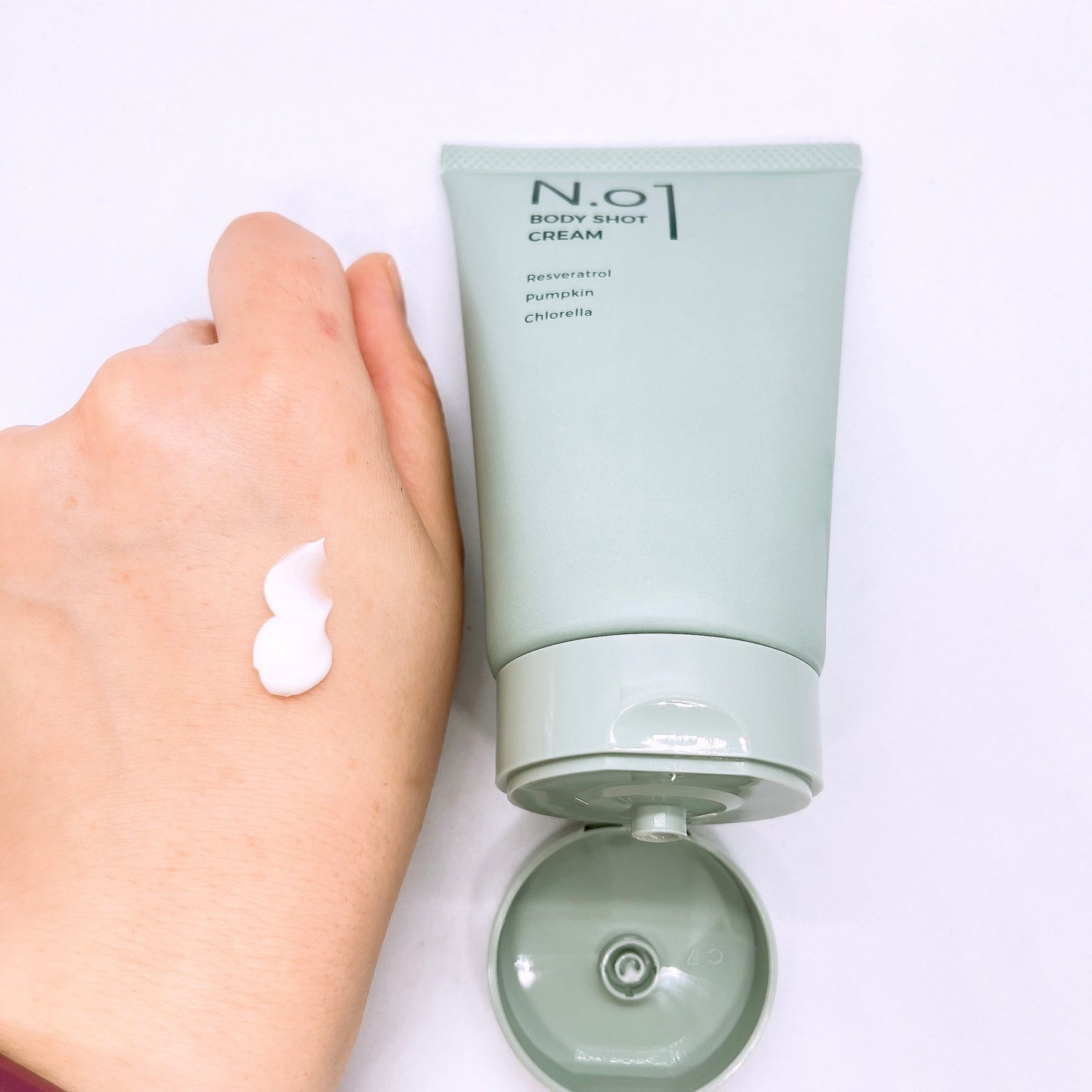 N.01 BODY SHOT CREAM/コジット/ボディクリームを使ったクチコミ(3枚目)