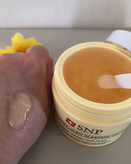 SNP ゴールド コラーゲン スリーピング パック/SNP/シートマスク・パックを使ったクチコミ(3枚目)