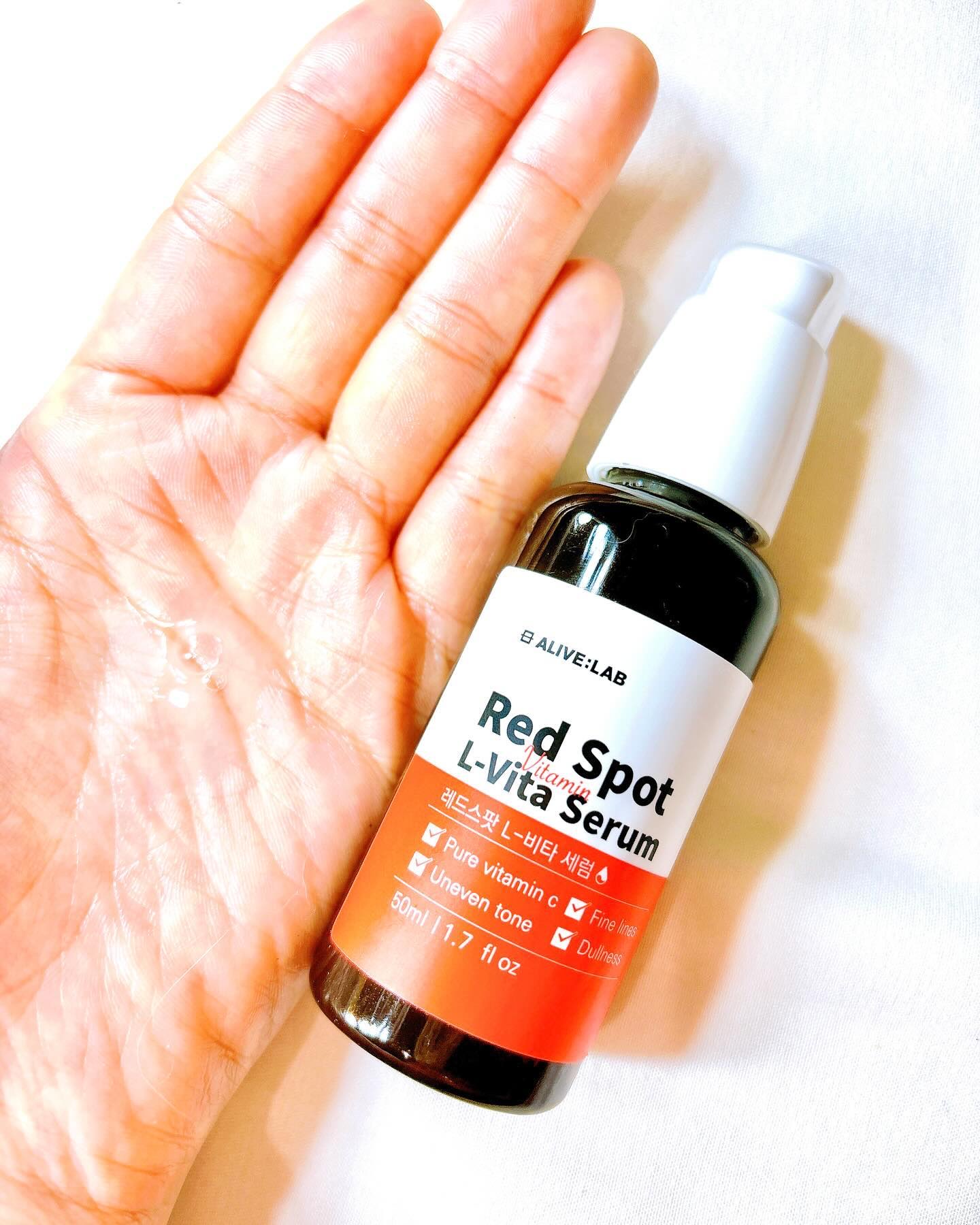 レッドスポット L-ビタセラム/Alive:Lab/美容液を使ったクチコミ（3枚目）