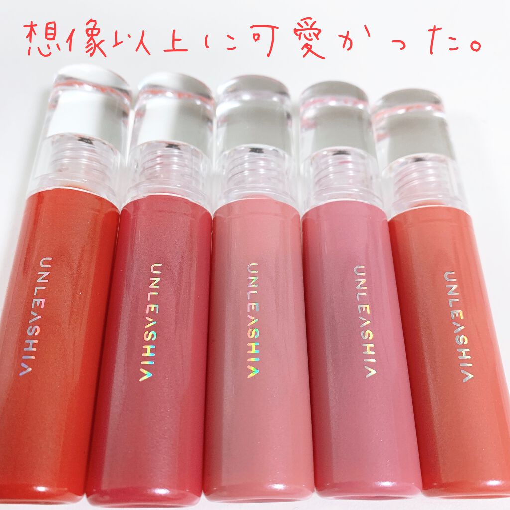 ノンスティッキーダズルティント/unleashia/リップティントを使ったクチコミ(2枚目)