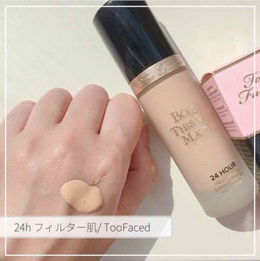 ボーン ディス ウェイ アンディテクタブル 24H マット ファンデーション ポーセリン/Too Faced/リキッドファンデーションを使ったクチコミ（1枚目）