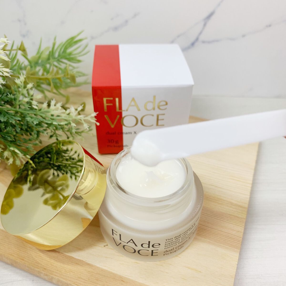 デュアル クリーム X/FLA de VOCE/フェイスクリームを使ったクチコミ(2枚目)