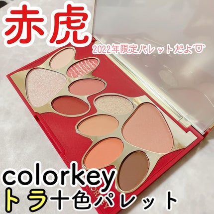 トラ十色アイシャドウパレット/COLORKEY/アイシャドウパレットを使ったクチコミ(1枚目)