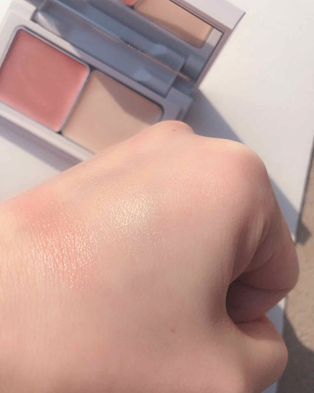 グロウスキンコンパクト/オルビス/パウダーチークを使ったクチコミ（2枚目）