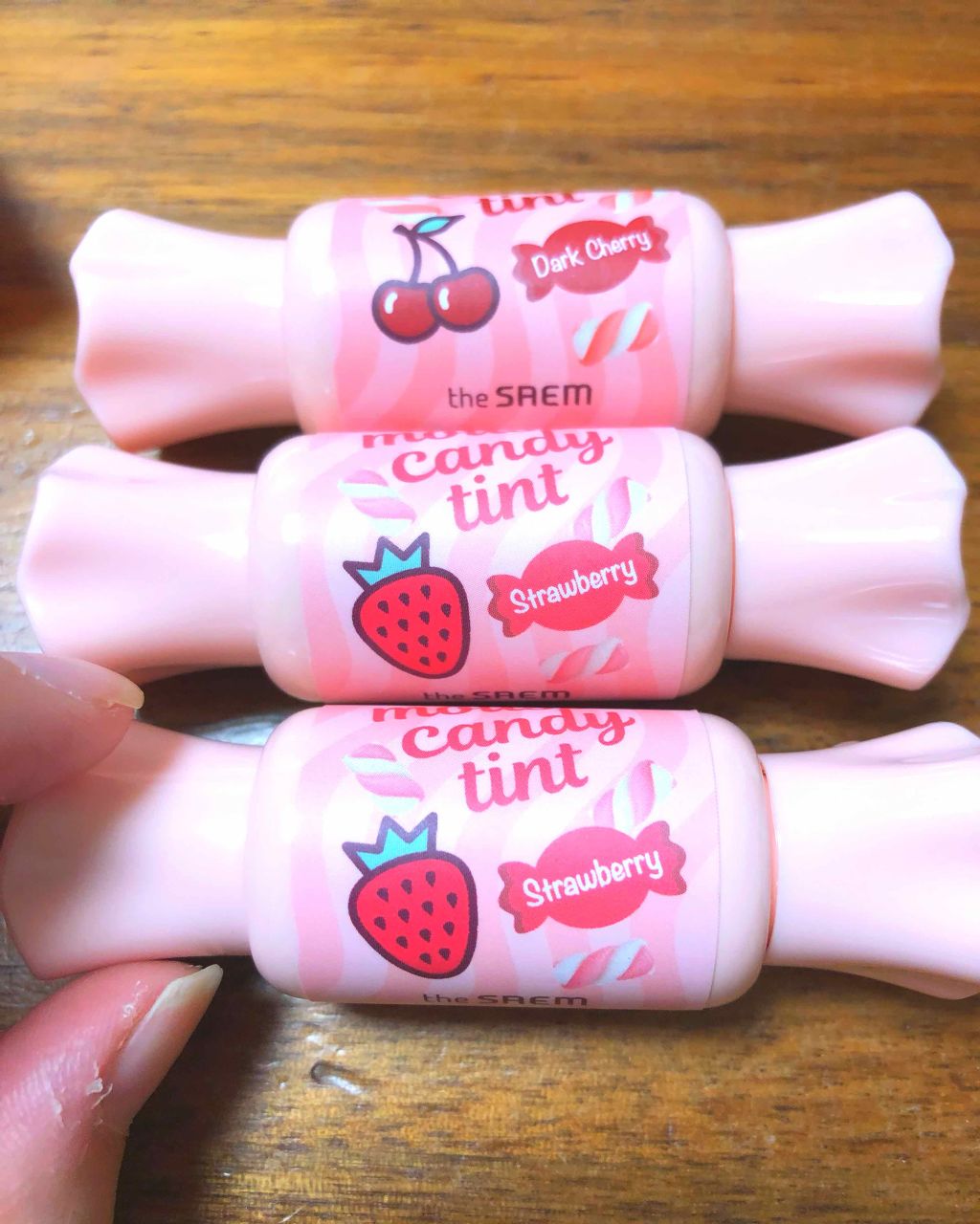ムース キャンディー ティント/the SAEM/リップティントを使ったクチコミ(1枚目)