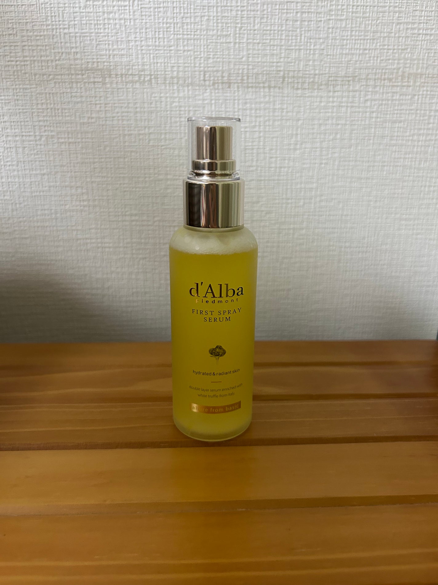 ダルバ ホワイトトリュフファーストスプレーセラム/ダルバ/ミスト状化粧水を使ったクチコミ(2枚目)
