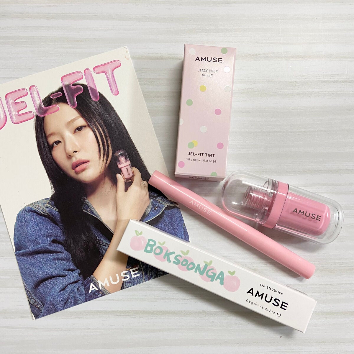 ジェルフィットティント/AMUSE/リップティントを使ったクチコミ(3枚目)