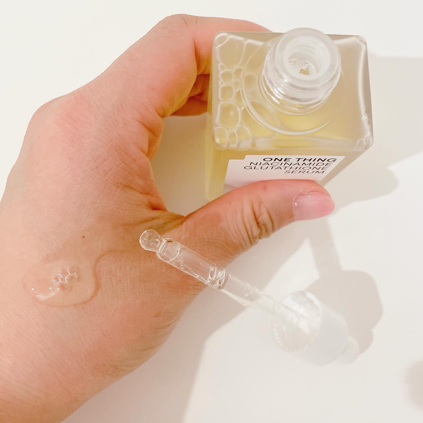 ナイアシンアミドグルタチオンセラム/ONE THING/美容液を使ったクチコミ（3枚目）