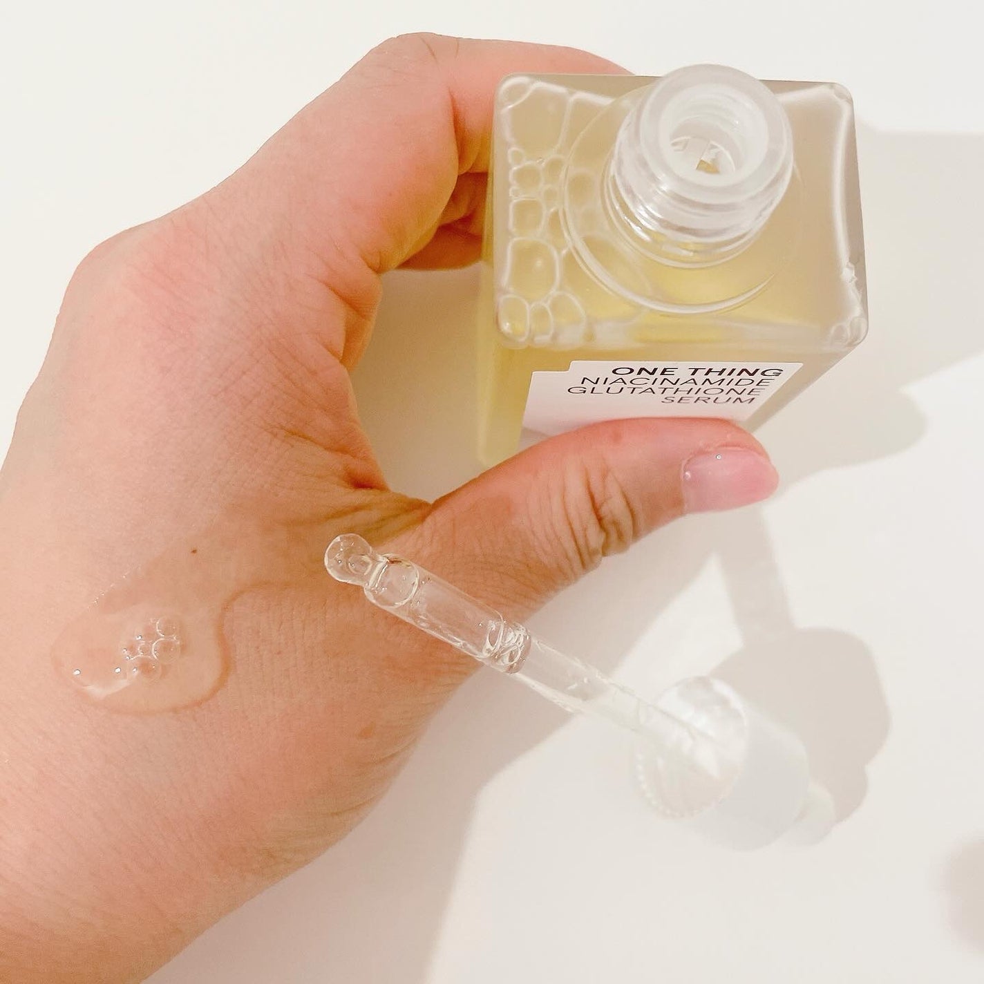ナイアシンアミドグルタチオンセラム/ONE THING/美容液を使ったクチコミ(3枚目)