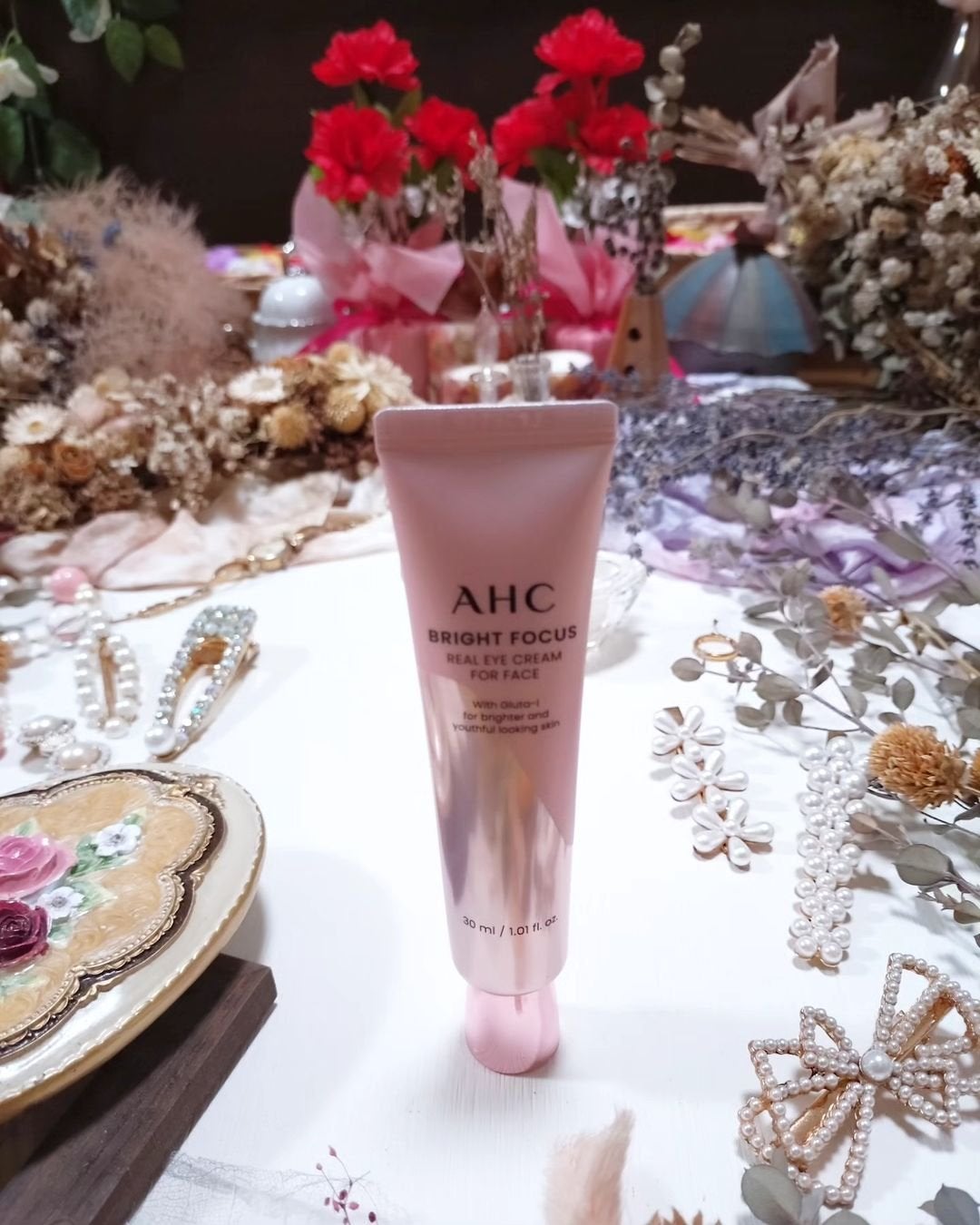 ブライト フォーカス リアル アイクリーム フォーフェイス/AHC/アイケア・アイクリームを使ったクチコミ(4枚目)