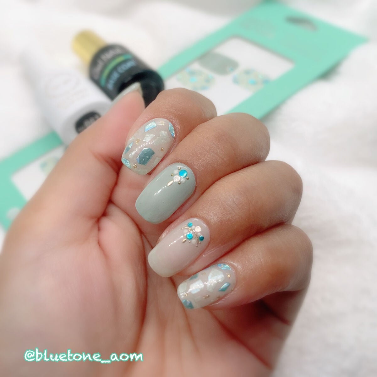 ジェルネイル(ライト対応)/セリア/ジェルネイルを使ったクチコミ(6枚目)