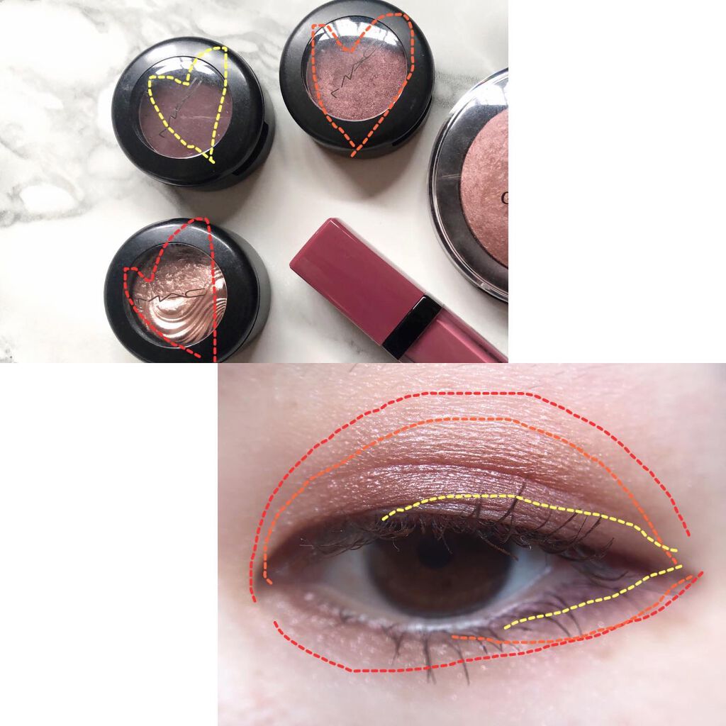 スモール アイシャドウ/M・A・C/単色アイシャドウを使ったクチコミ（2枚目）