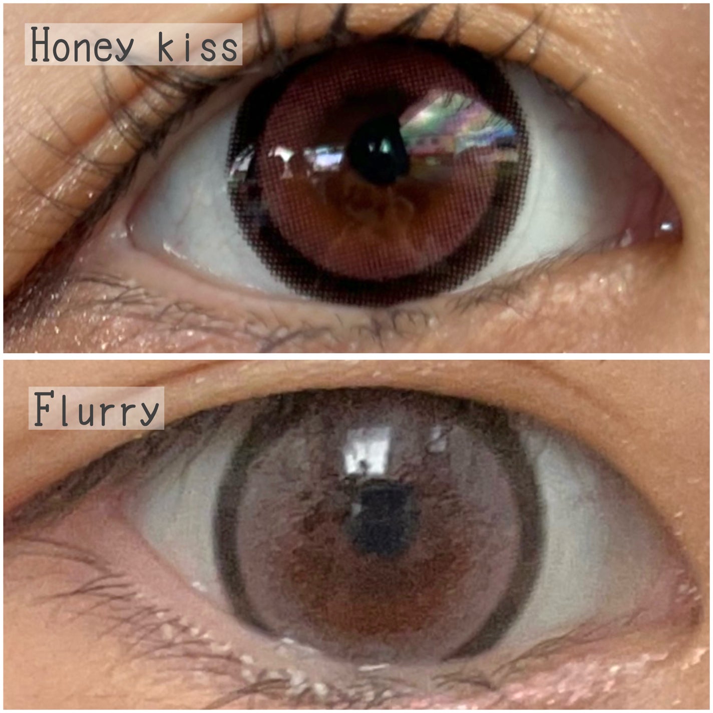 Honey Kiss 1month/HoneyKiss/1ヶ月(1MONTH)カラコンを使ったクチコミ(6枚目)
