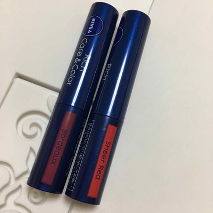 ニベア リッチケア&カラーリップ/ニベア/リップクリームを使ったクチコミ(1枚目)