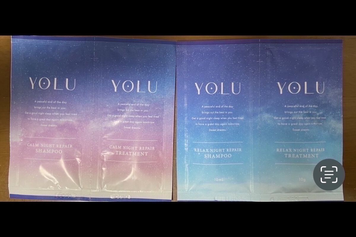 カームナイトリペアシャンプー／トリートメント/YOLU/市販シャンプーを使ったクチコミ（2枚目）