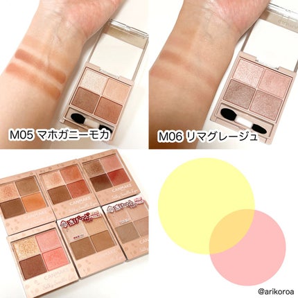 シルキースフレアイズ(マットタイプ)/キャンメイク/アイシャドウパレットを使ったクチコミ(5枚目)