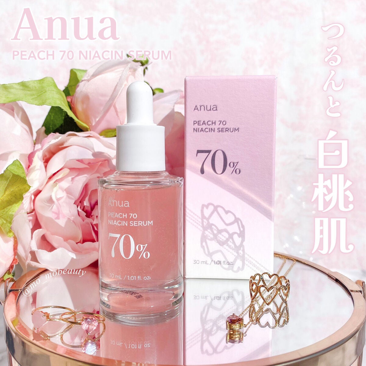 桃70%ナイアシンセラム/Anua/美容液を使ったクチコミ(1枚目)