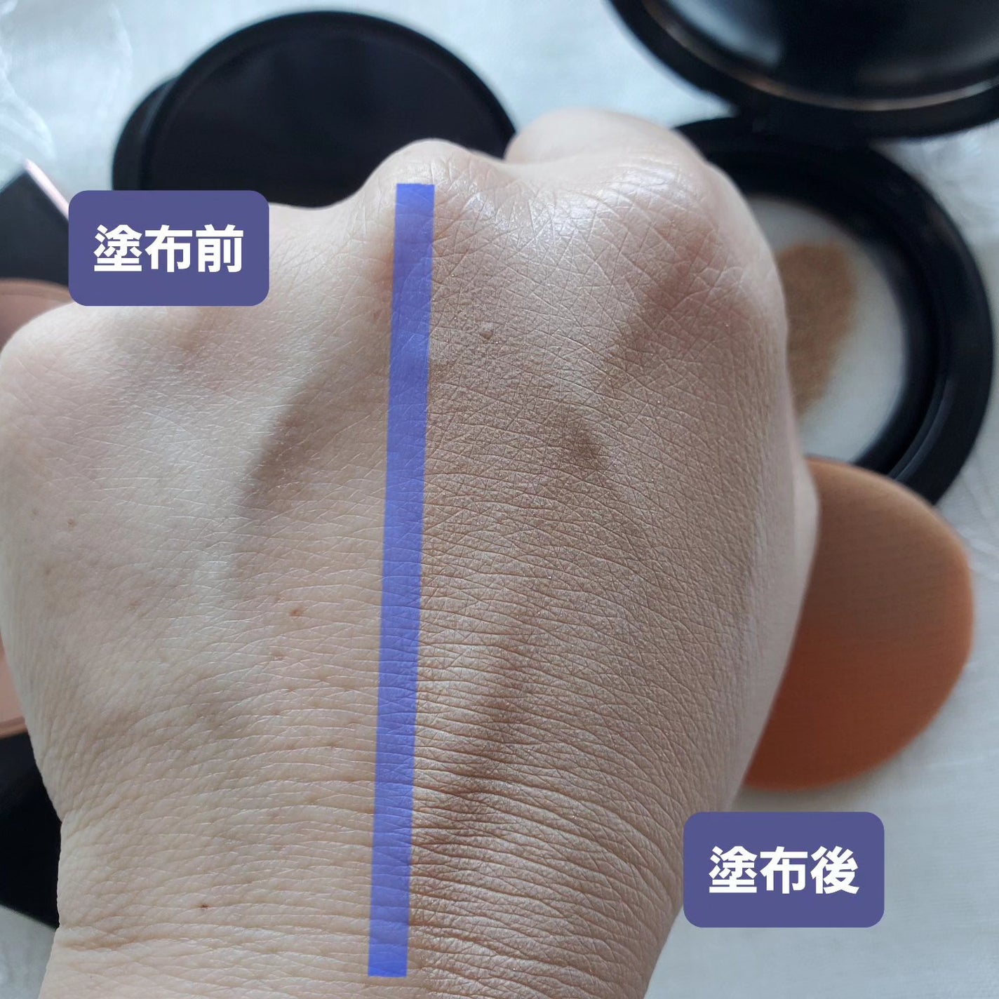 グロウクッションファンデーション/NUDIQUE/クッションファンデーションを使ったクチコミ(4枚目)