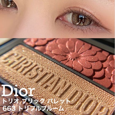 トリオ ブリック パレット＜ピュア グロウ＞/Dior/パウダーアイシャドウを使ったクチコミ（1枚目）